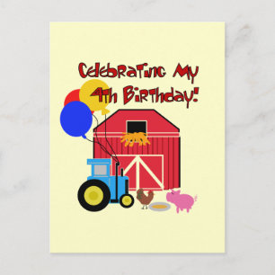 Carte Postale Ferme T-shirts et cadeaux d'anniversaire 4