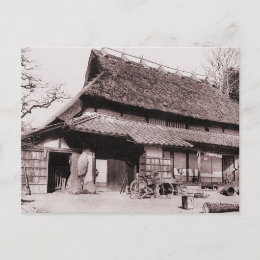 Carte Postale Ferme traditionnelle de Mimasaka (Devant)