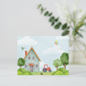 Carte Postale Ferme verte (Debout devant)