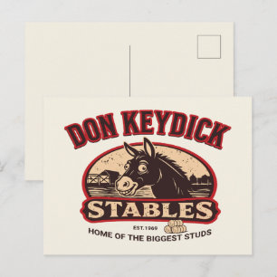 Carte Postale Ferme Vintage Don Keydick Stables
