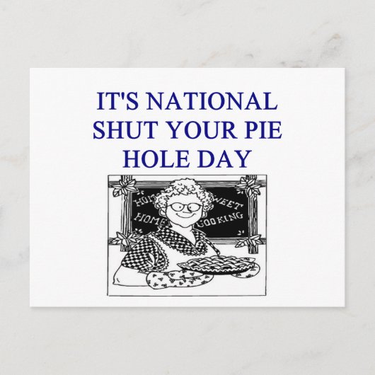 Carte Postale fermer la blague (Devant)