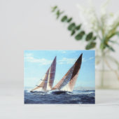 Carte Postale Fermer la course (Debout devant)