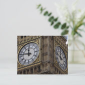 Carte Postale Fermer la tour de l'horloge Big Ben (Debout devant)