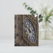 Carte Postale Fermer la tour de l'horloge Big Ben (Debout devant)