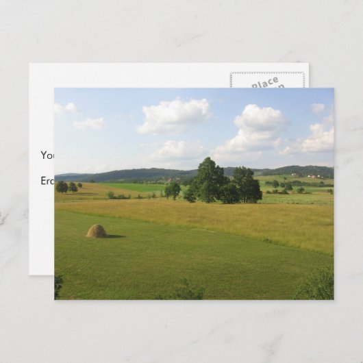 Carte Postale Fermes serbes centrales (Devant / Derrière)