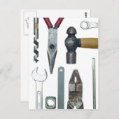 Carte Postale Fermeture des outils de travail (Devant / Derrière)