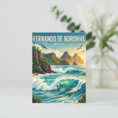 Carte Postale Fernando de Noronha Brésil (Debout devant)