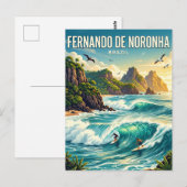 Carte Postale Fernando de Noronha Brésil (Devant / Derrière)