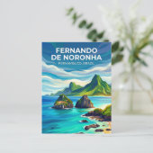 Carte Postale Fernando de Noronha Brésil (Debout devant)