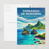 Carte Postale Fernando de Noronha Brésil (Devant / Derrière)