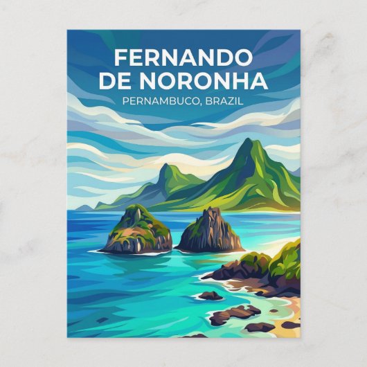 Carte Postale Fernando de Noronha Brésil (Devant)