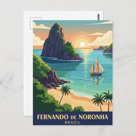 Carte Postale Fernando de Noronha Brésil (Devant / Derrière)