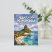 Carte Postale Fernando de Noronha Brésil (Debout devant)