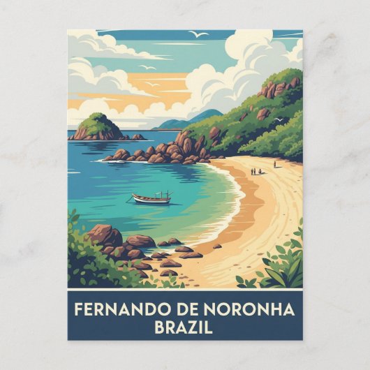 Carte Postale Fernando de Noronha Brésil (Devant)