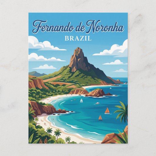 Carte Postale Fernando de Noronha Brésil (Devant)