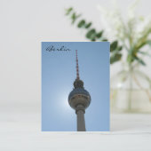 Carte Postale fernsehturm berlin (Debout devant)