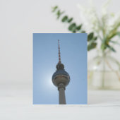 Carte Postale fernsehturm berlin bleu (Debout devant)