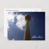Carte Postale fernsehturm élevé (Devant / Derrière)