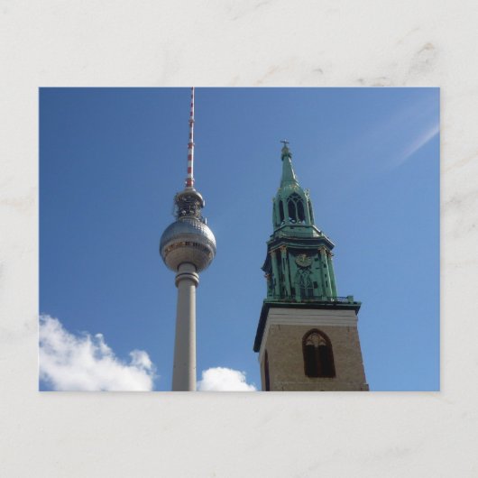 Carte Postale fernsehturm flèche (Devant)