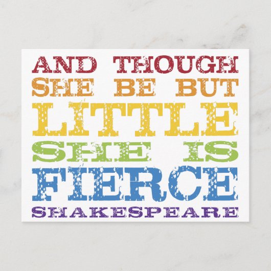 Carte Postale Féroce (Devant)