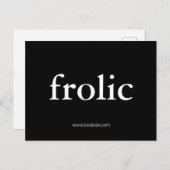 Carte Postale féroce (Devant / Derrière)