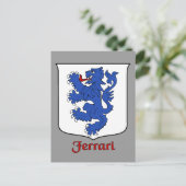 Carte postale Ferrari Family Shield (Debout devant)