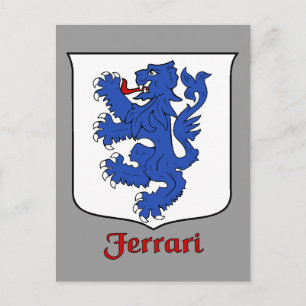 Carte postale Ferrari Family Shield