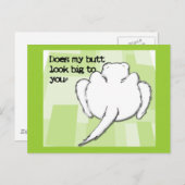 Carte postale Ferret Butt (Devant / Derrière)