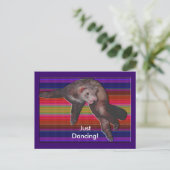 Carte Postale Ferret de danse (Debout devant)