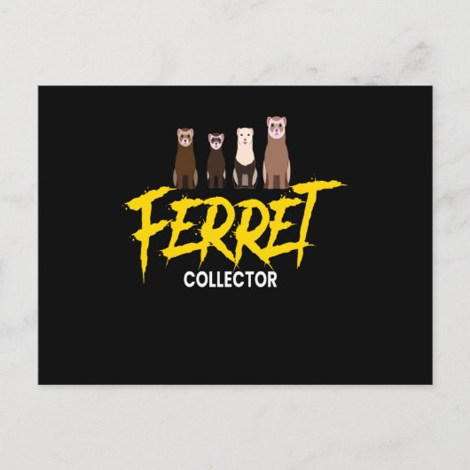 Carte Postale Ferret Ferret Collector (Devant)