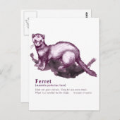 Carte Postale Ferret - vin (Devant / Derrière)