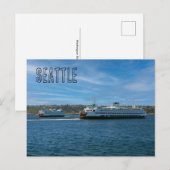 Carte Postale Ferries de Seattle (Devant / Derrière)