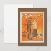 Carte Postale Ferris Comédiens "Pacemakers à des prix populaires (Devant / Derrière)