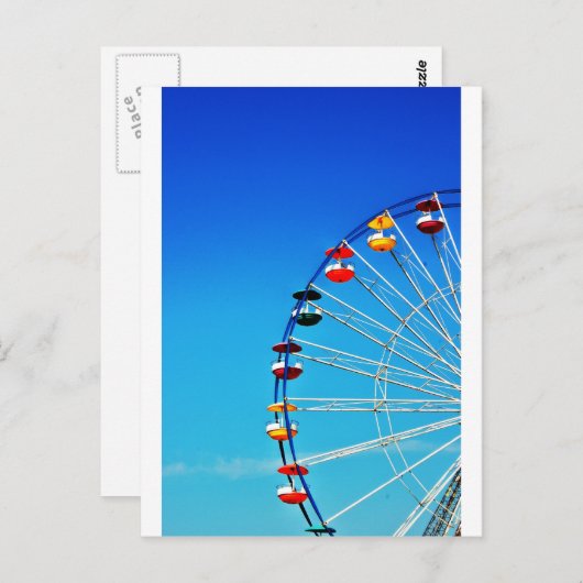 Carte Postale Ferris Wheel (Devant / Derrière)