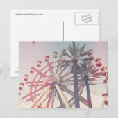 Carte Postale Ferris Wheel (Devant / Derrière)