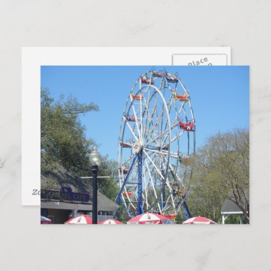 Carte postale Ferris Wheel (Devant / Derrière)