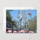 Carte postale Ferris Wheel #2 (Devant / Derrière)