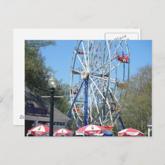 Carte postale Ferris Wheel #2 (Devant / Derrière)