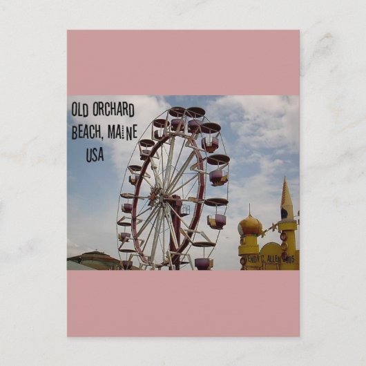Carte Postale Ferris Wheel at Palace Playland Old Orchard Beach (Devant)