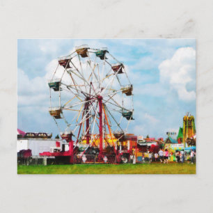 Carte Postale Ferris Wheel contre Blue Sky