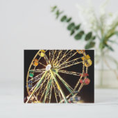 Carte Postale Ferris Wheel sur le Midway (Debout devant)