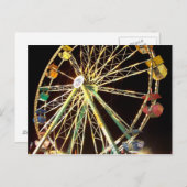 Carte Postale Ferris Wheel sur le Midway (Devant / Derrière)