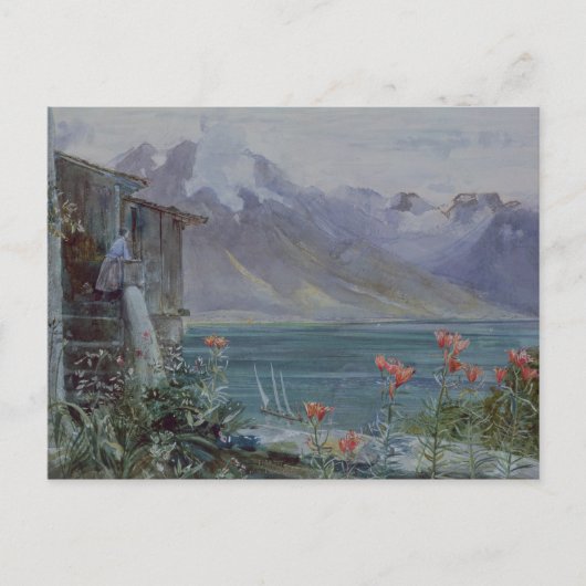 Carte Postale Ferritet, Lac Léman, 1882 (Devant)