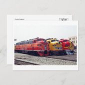 Carte postale ferroviaire classique (Devant / Derrière)
