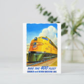 Carte postale ferroviaire classique (Debout devant)