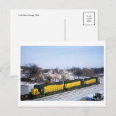 Carte postale ferroviaire classique (Devant / Derrière)