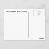 Carte Postale Ferry (Dos)