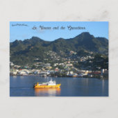 Carte Postale Ferry Admiral II Vers St Vincent (Devant)