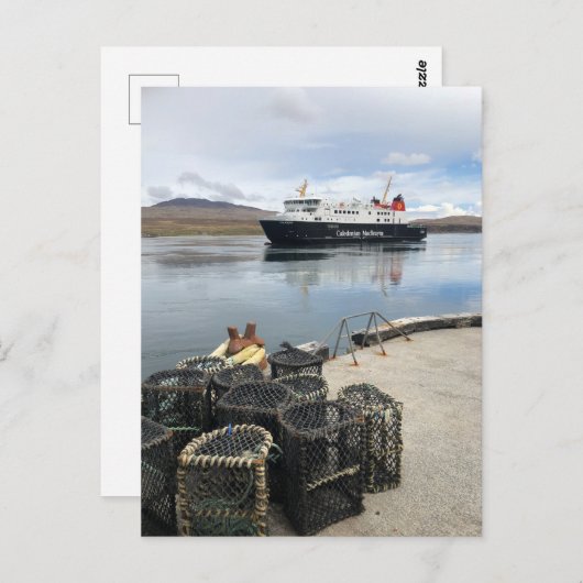 Carte Postale Ferry Calmac à Islay en Ecosse (Devant / Derrière)