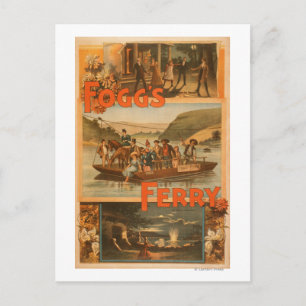 Carte Postale Ferry de Fogg par Chas. E. Callahan Theater